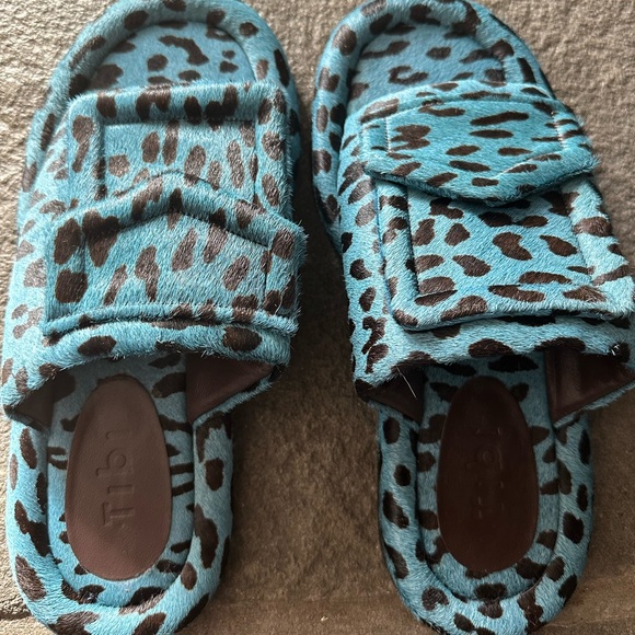 NEW TIBI leopard print calf hair beryen, 39 - Picture 5 of 10